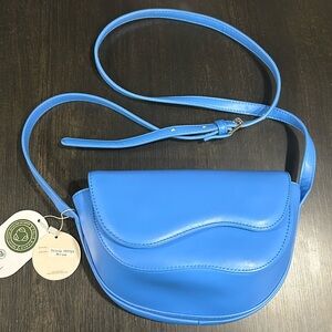 Melie Bianco Frieda Blue Purse